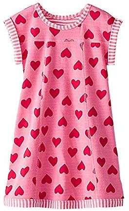 VIKITA Kleider Mädchen Kurzarm Kleid Baumwolle Bunt Print Stickerei Sommer Kleidung MS0320 8T