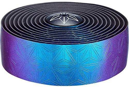 Supacaz Bling Tape Bar Tape Oil Slick w/Ano Black Plugs