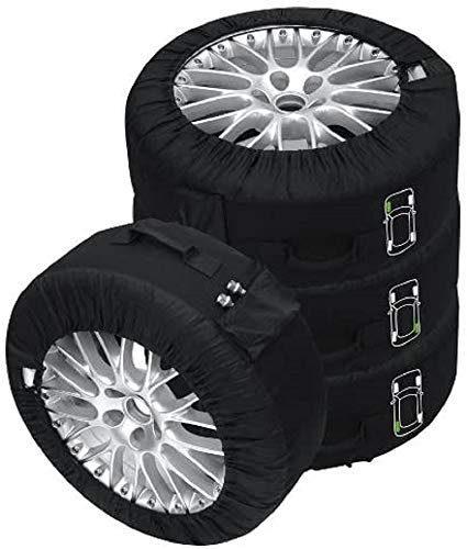 PETEX Reifentaschenset Premium schwarz versch. Größen Reifentaschen (XXL/von Ø 736 mm bis 800 mm)