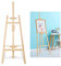 Chevalet 150 cm Trépied A-Frame Chevalet de studio en bois - Chevalet d'artiste pliable, angle réglable pour art, peinture, mariage, artisanat, exposition, dessin, facile à assembler Chevalet de