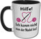 Häkeln Tasse, Frau Häkeln Geschenk, Wolle Nadel Spruch Lustig, Süchtig nach Häkeln, Handarbeit, Kaffeetasse, Teetasse