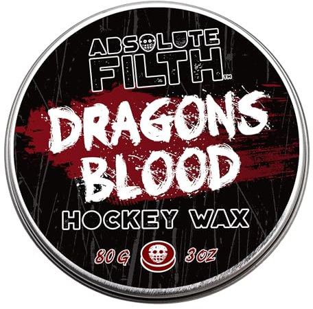 Absolute Filth - Hockeywachs - Premium Hockeyschläger Wachs für maximalen Halt & Schutz (Dragons Blood)