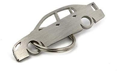 Streetculture CarShape Schlüsselanhänger aus Edelstahl Vectra C Limousine Car Shape