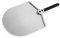 Gi.Metal Pala per Pizza corta in Alluminio anodizzato (Manico 25cm, Testa 30cm) - Linea Amica, certificata per Uso Alimentare, ideale per il Forno di Casa, 100% Made in Italy
