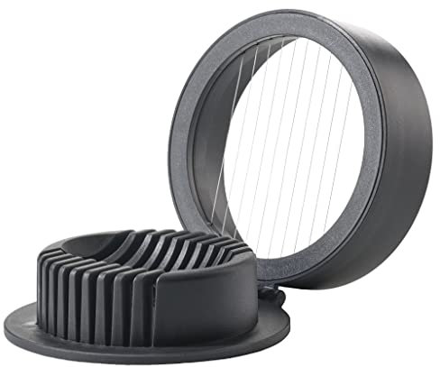 Zone Denmark Singles Eierschneider, Eierteiler 10,4 x 10,4 x 3,5 cm, Schwarz