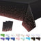 3 Stück Tischdecke Rechteckig Schwarz Halloween Tischdecke,Punkte 137*274cm Tischdecke Papierrolle Einweg Tischdecke aus Kunststoff,Wasserdichte Ölbeständig Tischdecken für Party,Picknick,Geburtstags