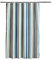 Rideau Salle de Bain 80 x 200, Rideau Douche Moderne Bande Multicolore Rideau de Douche Polyester avec Crochets