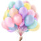 Green Paw Products - 25 Macaron Pastel - Party Balloons - Eco Friendly & Biodegradable - 100% Natural Latex