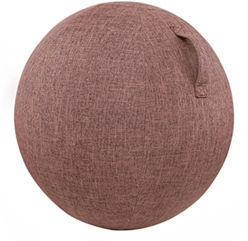 AAADRESSES 55/65/75 cm Yoga Ball HüLle, Gymnastikball hüLle füR Sitzball, Fitness Ball, Faltbare SitzbäLle, StoffüBerzug, füR Fitnessball, Pilates, BüRoball, Balanceball,Kaffee,75cm