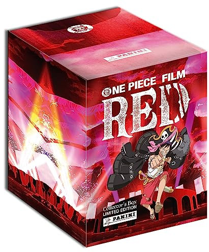 Panini One Piece Red Trading Cards Box mit 20 Karten + Heft, 004666MCOUFC