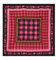 Liu Jo Damen Schal ECS Schal Karo PLISSE120X12 Dark Fuchsia Größe 120x120, Dunkelfuchsia, Einheitsgröße, Dark Fuchsia, One size
