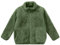Bambini Giacca in Pile Corallo Colletto in piedi Cappotto con Cerniera Genitore-Bambino Autunno Inverno Transizioni Stagioni Capispalla Caldo e Morbido con Tasche per 1-15 Anni, Verde Militare 130