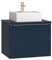 Vente-unique-Mueble de baño suspendido con Lavabo Azul - 60 cm - Josepha