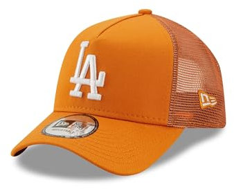 New Era Los Angeles Dodgers - MLB Baseball - Truckercap Kappe - - Snapback Teamlogo - orange - One-Size