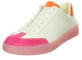 Think! Damen TURNA chromfrei gegerbte nachhaltige Halbschuhe, Bianco/Kombi 1000