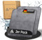 stuff from above® 2 Stück Premium Mikrofasertücher für Auto & Autolack 600GSM - Weich, flauschig & extra saugstark Autopflege Polier-Reinigungstuch & Trockentuch - Mikrofaser-Tuch 40x40cm grau-schwarz