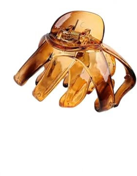 YUEZHAN Stirnband Haarband Damen Kleine Haar Klaue Unregelmäßige Form Haar Klammer Hinterkopf Bade Haar Klaue Zubehör Ornament Haarnadel Braun