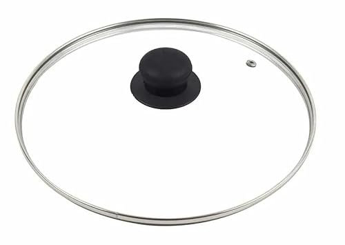 Sleek Style® Tempered Glass Saucepan Lid Knobs with Screws - 18 to 28 CM (28 CM)