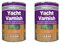 PNJB Yacht Varnish Clear Gloss Tin Paint, Smooth Glossy Finish, Non-Drip Formula, Interior And Exterior, Ideal on Wood, Plastic, Metal And Other Surfaces,300ml (2pcs)