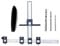 Limeow 1 Pc Punch Locator Drill Guide Drawer Pull Jig Drilling Guide Stand Drill Template Pocket Hole Jig Door Lock Jig Door Handle Jig Dowelling Jig for Mounting Handles and Knobs on Doors Drawers