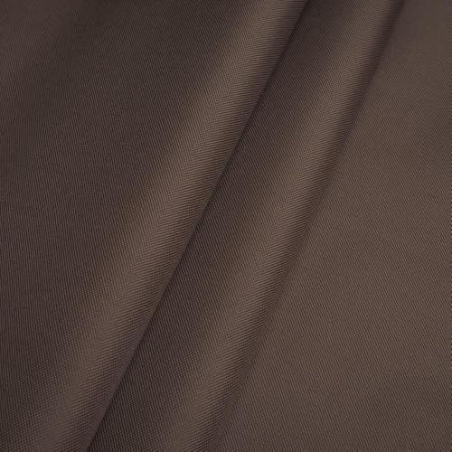 Fabreco – Wasserabweisender Oxford 250D Polyester Stoff Meterware 100x160cm | Vielseitiger Outdoorstoff für Gartenmöbel, Zelte & Sonnenschutz | Leicht, robust & pflegeleicht, Braun