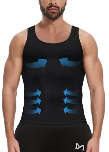 MEETWEE Canotta Uomo, Sportiva Canottiera Gym Tank Top Palestra Canotte Maglie Senza Maniche T Shirt da Bodybuilding Corsa Fitness