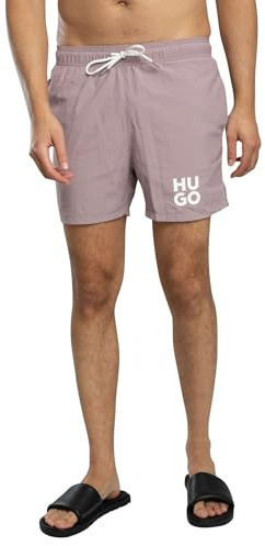 HUGO Short De Bain À Séchage Rapide Et Logo Imprimé Empilé