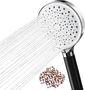 Handheld Shower Head, Rain Shower, Large, Water-Saving, High Pressure