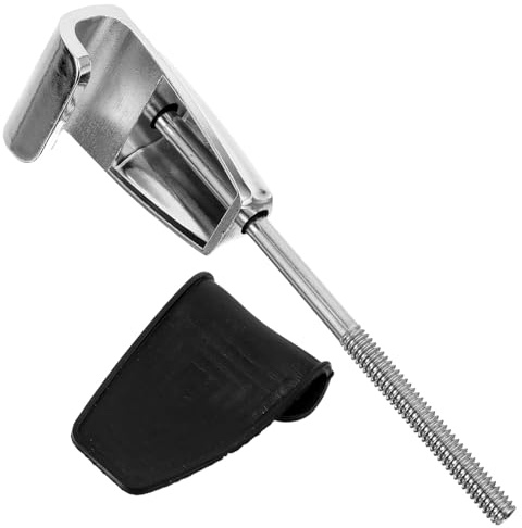 GOOHOCHY Snare Drum Spannklauenhaken Metall Trommelösenverbinder Verstellbar Silber für Schlagzeug Zubehör