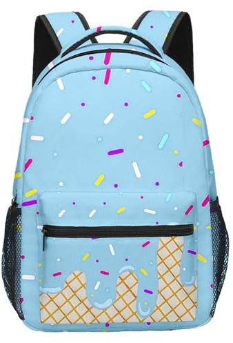 Generisch 2026 Blue Ice Rucksack für Erwachsene, Schulrucksack, 5–15 Jahre alt (Blue, One Size)