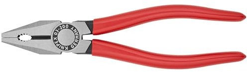 Knipex 03 01 200 – Pince (américain pour femme, Acier, plastique, Rouge)