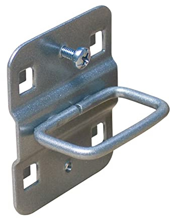 ADB Lochwand Zangenhalter Haken Halter 35, 45, 75 mm Lochwandhaken Werkzeughalter Zubehör, Farbe (RAL):Weissaluminium (RAL 9006), Länge:35 mm