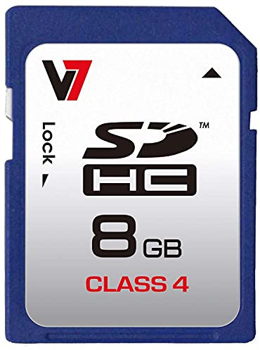 V7 VASDH8GCL4R-2E Carte SDHC V7 8 Go classe 4