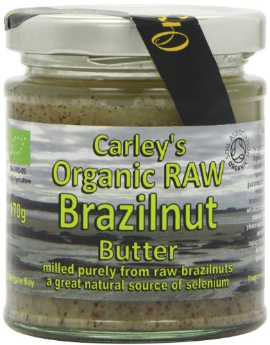 CARLEY'S Organic Raw Brazilnut Butter - Vegan 170g (PACK OF 1)