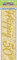 50th Gold Anniversary Prism Banner (3.6 Meter) 1 Piece - Elegant Design for Memorable Milestone Celebrations