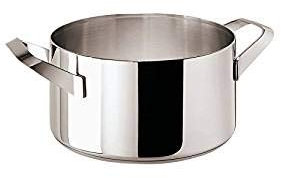 Sambonet Serie Menu Casseruola Alta 2 Maniglie 24 cm Argento Acciaio 5,2 Lt
