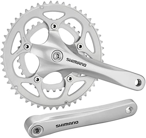 SHIMANO FC-R345 Kurbelgarnitur 50/34 2x9-fach Silber 2020 MTB