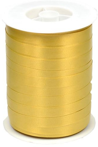 STAR Geschenkband Ringelband Polyband 10mm x 250m Farbe: Gold