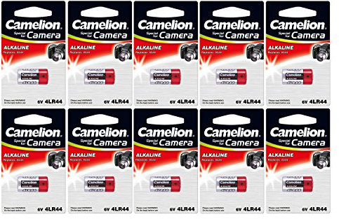 Camelion 12000144B Alkaline Foto Batterie (4LR44, 6V, 10-er Blister)