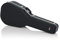 Gator Custodie Deluxe ABS modellato custodia per chitarre acustiche; adatta per chitarre acustiche Ovation Style Deep Contour (GC-Deep Bowl)