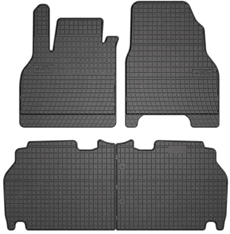 FROGUM 07831 Fußmatten Set Gummimatten Vorne und Hinten schwarz