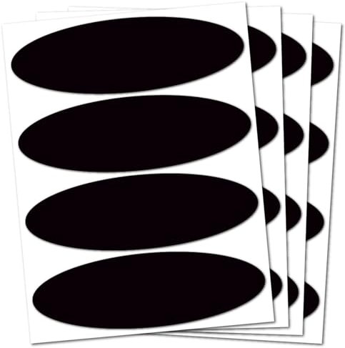 B REFLECTIVE, (4 Pack) 4 Stück Kit reflektierende Aufkleber, Nacht Sicherheit Signalisierung Klebeband Reflektor, für Motorradhelme/Motorrad/Motorroller/Fahrrad/Kinderwagen, 8,5 x 2,7cm, Schwarz