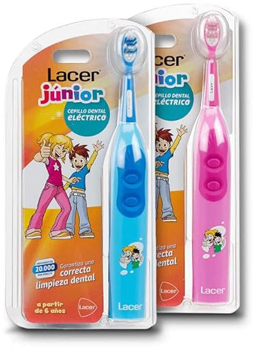 LACER Electric Toothbrush Junior - Blue, 1 Unit