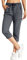MOCOLY Damen Wanderhose Wasserdicht Elastische Outdoorhose Caprihose Trekkinghose 3/4 Lange Cargohose Kurz Sommer Wander Hose Freizeithose UPF 50 mit Reißverschlusstasche