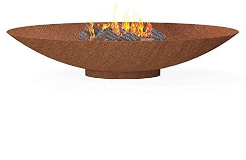 Feuerschale Forno Halo aus Cortenstahl | rund 80 cm