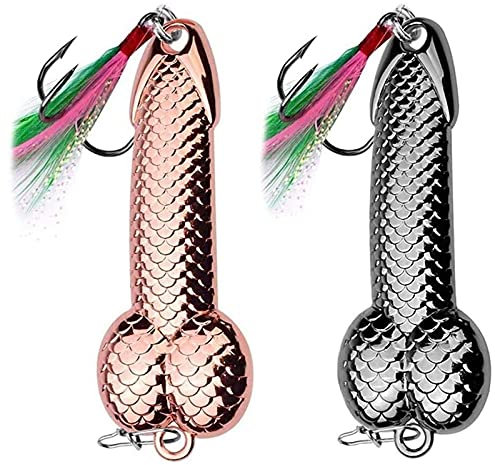 Accessoires 2 Pièces Pêche Aux Leurres De Pêche en Mer Métal Appât Cuillère Spinner en Métal pour Les Amateurs De Plumes Hameçons De Pêche