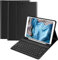 Keyboard Case for iPad 10.2 Inch 9th Generation 2021/iPad 8th Gen 2020/iPad 7th Gen 2019 /iPad Air 3rd 2019/iPad Pro 10.5 2017 Case with Magnetically Detachable Wireless Keyboard & Pen Holder(Black)