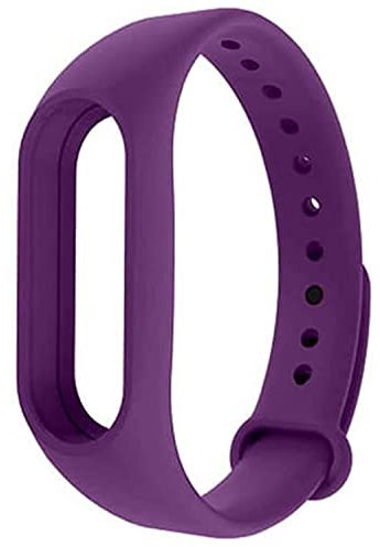 CABLEPELADO Correa Compatible para Xiaomi Mi Band 6 & Xiaomi Mi Band 5 & Amazfit Band 5 | Suave | Silicona | Recambio Brazalete Impermeable | Color morado