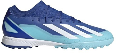 Adidas Unisex X Crazyfast.3 Tf Football Shoes (Turf), Bright Royal/FTWR White/Solar Red, 42 2/3 EU