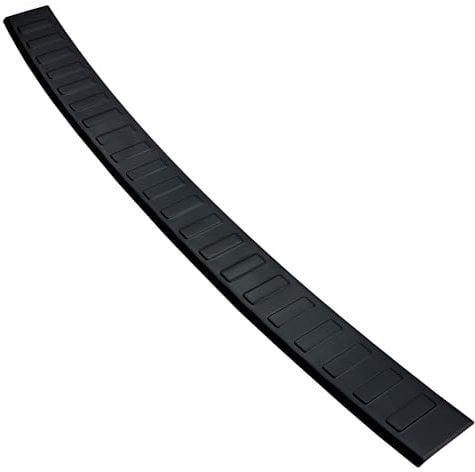 Aroba AR1222-BL Edelstahl Schwarz Black Chrome Ladekantenschutz kompatibel mit BMW 5er Touring Kombi G31 BJ. 6.2017-6.2020 passgenau Abkantung Farbe Schwarz-Anthrazit